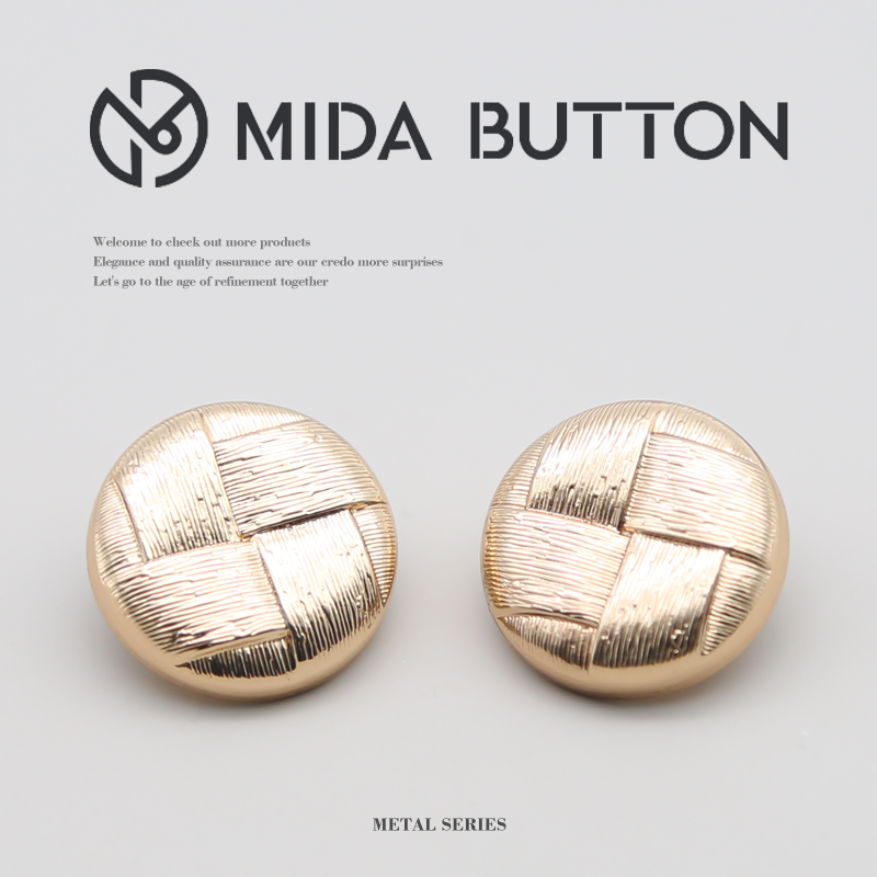 米达圆形高档金属纽扣买就送针线