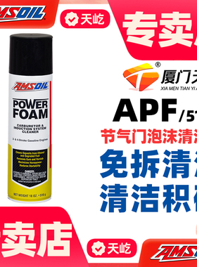 安索节气门进气道燃烧室免拆强力泡沫积碳清洁剂APF除积炭清洗剂