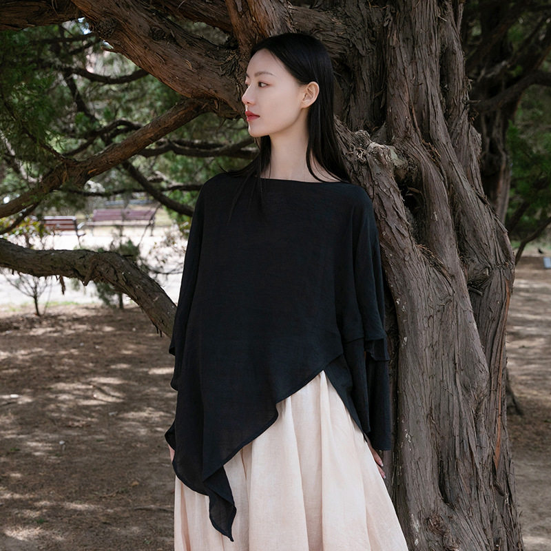 夏季新款默念依旧飘逸设计感不规