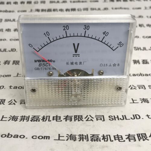 直流50V 气保焊指针表头 85C1   KR款