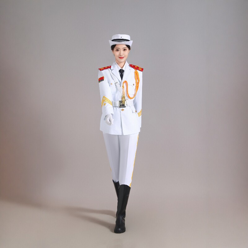国旗班学生演出服乐队套装制服军装鼓乐队服装升旗手仪仗队礼服