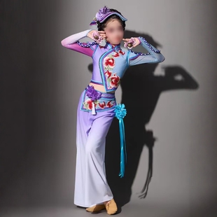 新款羌族尔玛剧目服民族舞表演服艺考独舞剧目服装羌铃声声舞蹈服