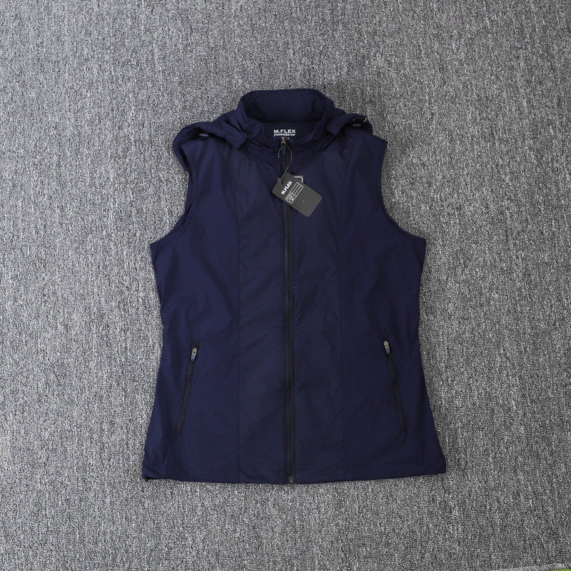 户外单层透气防晒马甲