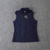 单层透气防晒马甲户外可拆卸帽登山运动坎肩 女式 外贸尾货夏季 新款