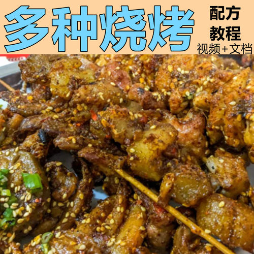 多套烧烤技术配方教程实