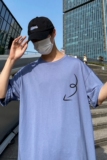 D2129港风室外新款夏季潮牌纯棉衣服ins原宿港风宽松半袖，男装T恤，星座510A-6