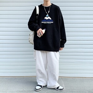 MD2811P55毛衣男韩版潮流宽松bf慵懒圆领秋男士针织衫打底线衣服图片