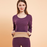 N5938P59速暖驼绒丽彩保暖内衣套装男女加绒加厚秋衣秋裤打底衣，保暖内衣，星座510A-6