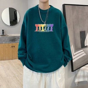 MD2805P55毛衣男韩版潮流宽松bf慵懒圆领秋男士针织衫打底线衣服图片