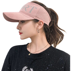 MZ0404P15帽子2020韩版春夏简约百搭字母空顶帽户外运动休闲遮阳图片