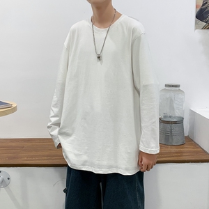 GB5621P19春秋oversize宽松休闲慵懒风卫衣男潮牌圆领情侣上衣ins图片