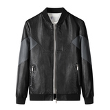 PY5253P85男士皮衣2023新款秋冬潮男皮衣刺绣夹克外套男装PU皮衣，男装皮衣，星座510A-2