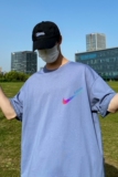 D2226港风室外男士t恤短袖ins潮牌潮流夏季薄款上衣服港风宽松，男装T恤，星座510A-6