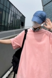 D2053P15港风室外纯棉男短袖T恤港风潮流宽松休闲情侣装纯色半袖，男装T恤，星座510A-6