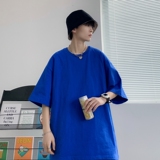 TG6285P15男士港风男士纯色T恤高货纯棉男T光板落肩款T恤，男装T恤，星座510A-2
