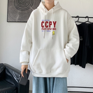L2427P48秋港风ins连帽套头印花卫衣外套男女2021秋新款卫衣