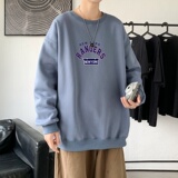Y2424P38春秋季新款圆领卫衣男宽松套头衫港风休闲外套ins潮，男装卫衣，星座510A-2