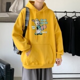 L2558P48秋装2023新款潮趣印花学生潮流男女情侣连帽卫衣，男装卫衣，星座510A-2