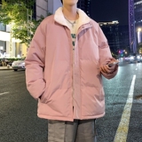 MY5787P75男士秋冬季宽松百搭立领个性时髦加厚保暖炸街长袖开衫，男装棉衣，星座510A-2