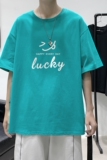 T2253港风室内男潮T恤夏季原创宽松短袖情侣装2021新款潮牌，男装T恤，星座510A-6