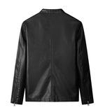 PY5259P95男士皮衣2023新款秋冬潮男皮衣刺绣夹克外套PU棒球服，男装皮衣，星座510A-2