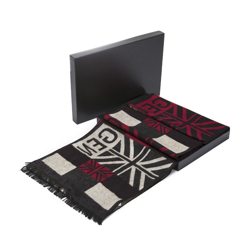 WJ0934P28秋冬男提花格子流苏中长清新拼接围巾男士休闲百搭商务，围巾，星座510A-6