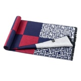 WJ0929P28秋冬男提花格子流苏中长清新拼接围巾男士休闲百搭商务，围巾，星座510A-6