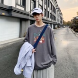 C2621P30情侣装2023新款潮牌男潮长袖T恤夏季原创宽松T恤，男装T恤，星座510A-2