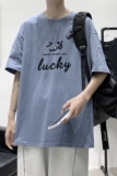 T2253港风室内夏装潮T恤男夏装款百搭印花短袖ins情侣装T恤，男装T恤，星座510A-6