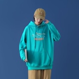 L2543P48中性模特新款卫衣男装宽松港风日系外套连帽衣服宽松卫衣，男装卫衣，星座510A-2