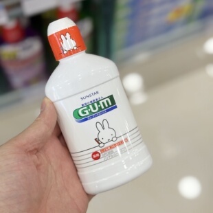 日本进口sunstar GUM盛势达儿童漱口水便携瓶装口腔护理清洁清新