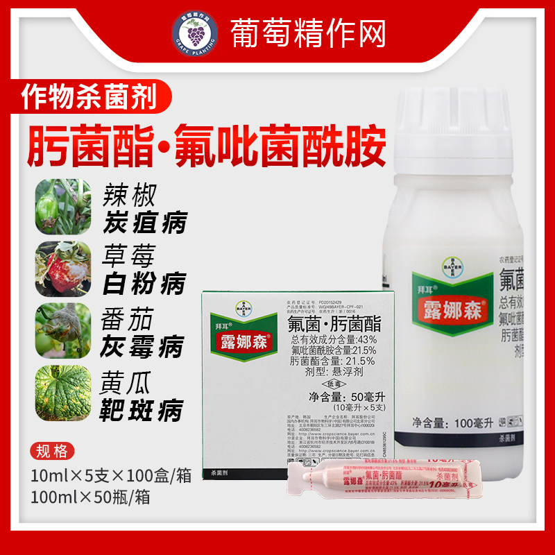 拜耳露娜森 葡萄草莓炭疽蔓枯白粉病灰霉病露那森农药杀菌剂|msdalam kategori barangan pertanian, racun perosak, antiseptik - dari Buy2taobao.com untuk memberikan perkhidmatan ejen Taobao profesional membeli