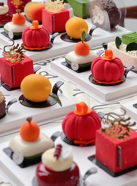 西餐厅慕斯垫片切块蛋糕甜品加厚慕斯托西点烘焙三角圆形方形底托