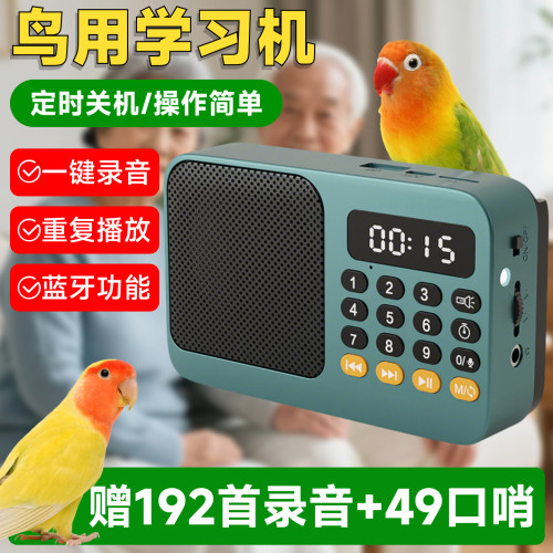 鹦鹉学说话复读机自动循环训练