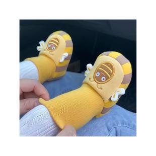 保暖防滑软底鞋 宝宝袜鞋 秋冬季 6到12个月小月龄婴儿鞋 婴儿步前鞋