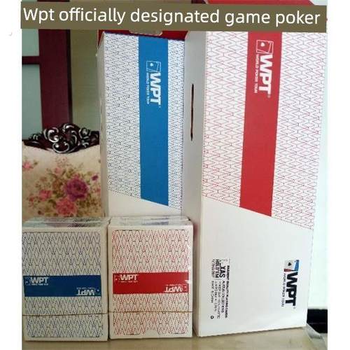 德州塑料扑克wpt防水磨砂扑克牌宽牌大字pvc防折扑克棋牌室专用牌