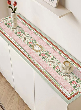 爱丽丝花园入户门鞋柜表面保护垫子玄关餐边柜皮革防水免洗桌垫