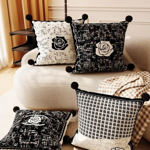 小香风轻奢沙发抱枕现代风