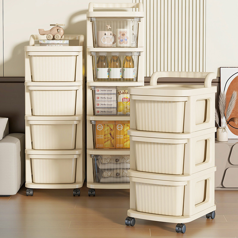 小推车零食置物架落地厨房移动多层床头收纳储物架玩具蔬菜多功能,收纳整理,家用收纳手推车,淘宝优惠券,粉丝福利购,淘宝优惠卷