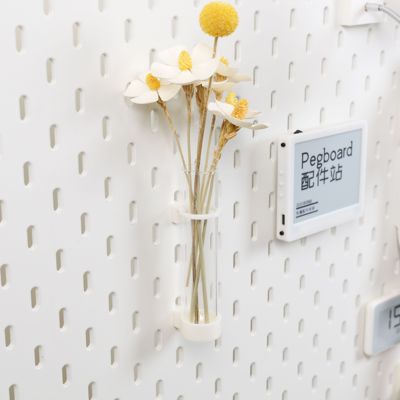 适用宜家 SKADIS 斯考迪斯 宜家洞洞板配件 玻璃管装饰干花支架