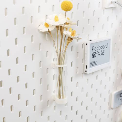 适用宜家 SKADIS 斯考迪斯 宜家洞洞板配件 玻璃管装饰干花支架