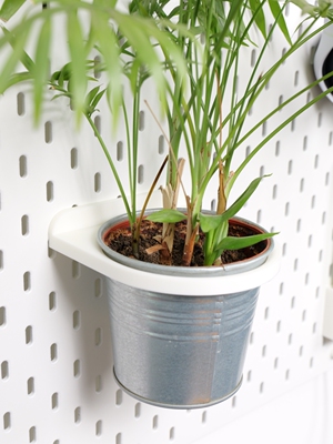 适用宜家SKADIS斯考迪斯 宜家洞洞板配件 新花盆支架开口直径11cm