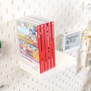 适用宜家SKADIS 斯考迪斯宜家洞洞板配件 switch游戏盘支架12盘位