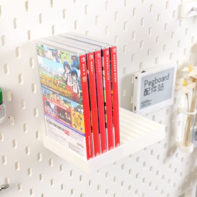 适用宜家SKADIS 斯考迪斯宜家洞洞板配件 switch游戏盘支架12盘位