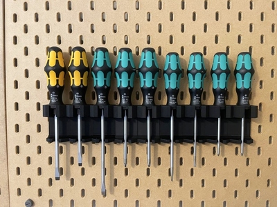 适用宜家SKADIS斯考迪斯 宜家洞洞板配件 wera维拉螺丝刀单个支架