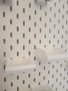 零件置物盒置物托盘支架 宜家洞洞板配件 适用SKADIS 斯考迪斯