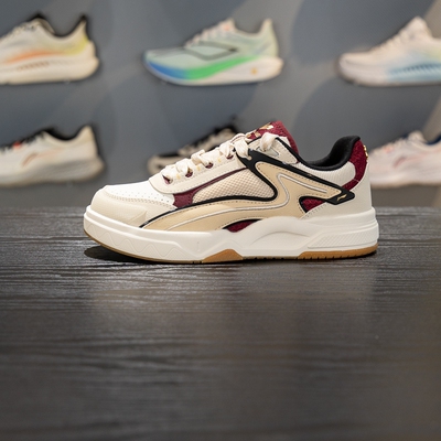 李宁惟吾LITE男女同款休闲鞋2026春季新款舒适软弹板鞋AGCW033