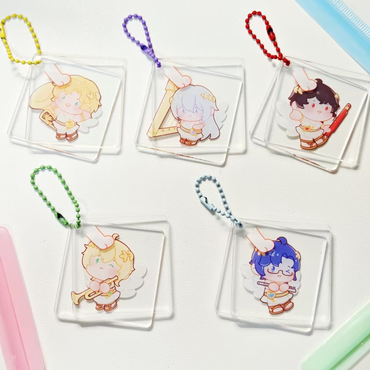 时空中的绘旅人透明亚克力卡通动漫挂件钥匙扣学生书包挂饰小礼品