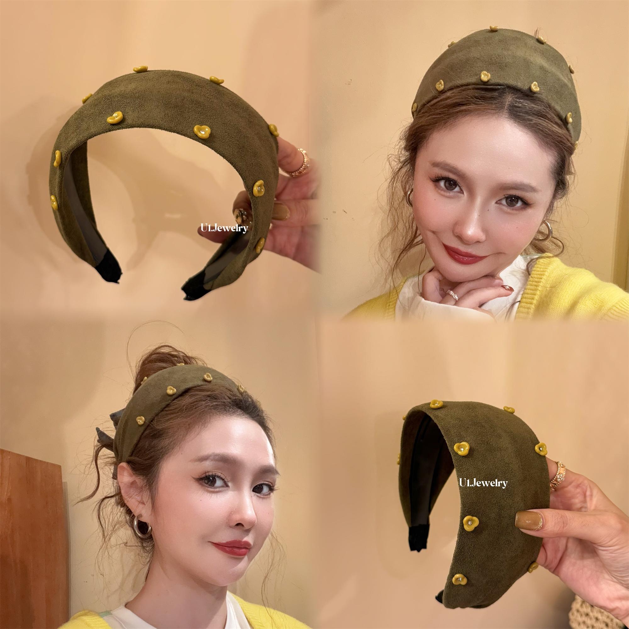 优依家 du家设计 高级好看 宽版发卡 出游拍照 百搭好用 气质发箍