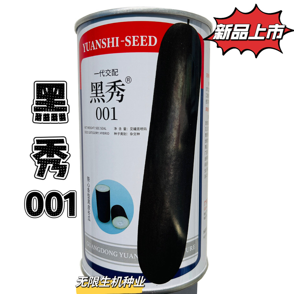 黑秀001铁心条型黑皮冬瓜种子抗病高产春秋季四季蔬菜种孑冬瓜籽
